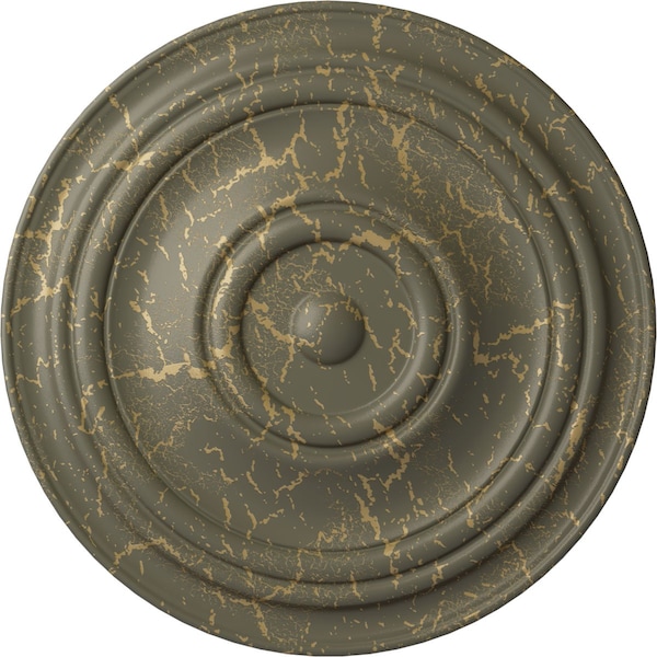 Ekena Millwork Traditional Ceiling Medallion (Fits Canopies up to 8 1/4"), 31 1/2"OD x 2 1/2"P, Witch Hazel Crackle CM31TRWHC - main